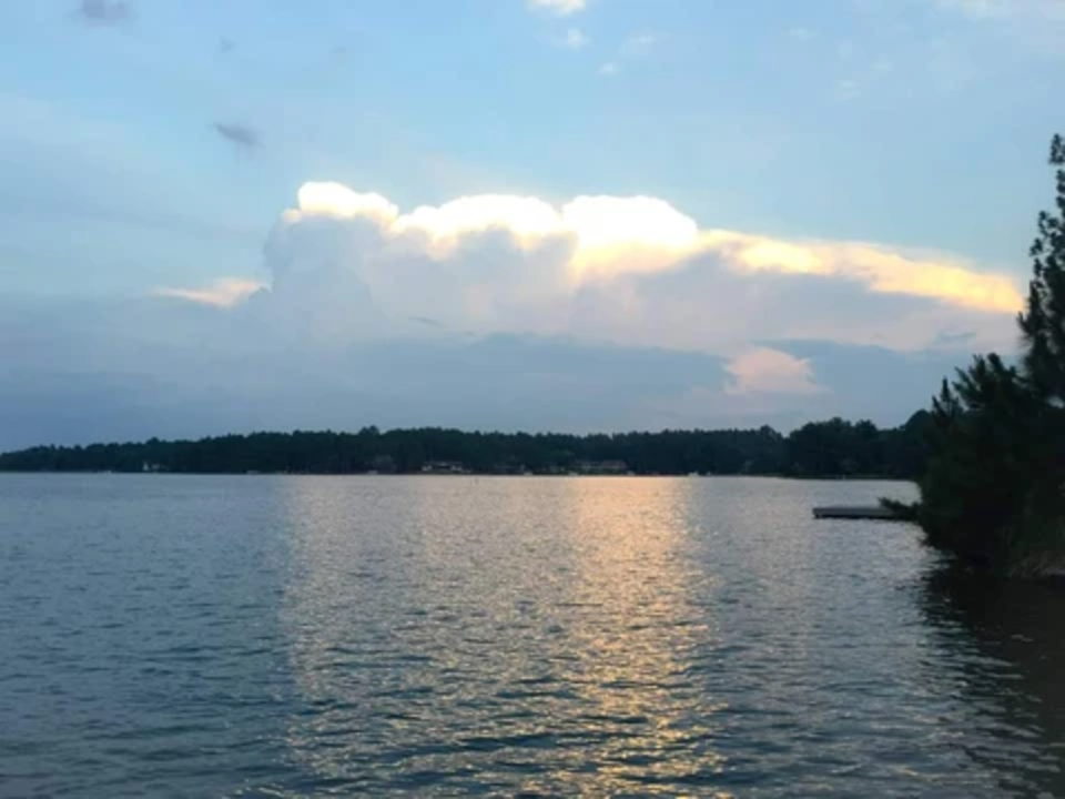 Lake Auman at dusk, Seven Lakes West